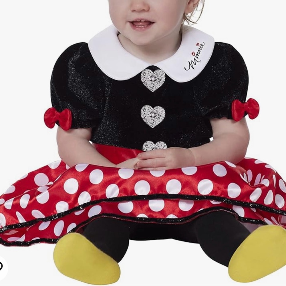 Minnie Mouse dress worn once 18-24 months